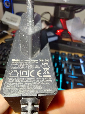 Power adapter 12v 18w new
