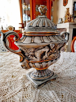 Ιταλικό βάζο με καπάκι 28 cm