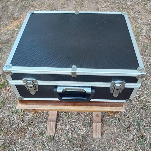 CD and DVD storage case, used, capacity 54 CDs