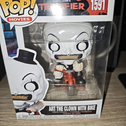 Funko Pop Terrifier Art The Clown With Bike 1591 new