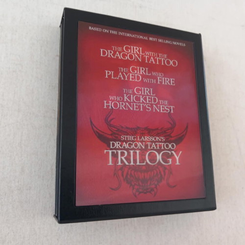 The Dragon Tattoo Stieg Larsson Trilogy Blu-ray used, social genre, subtitles