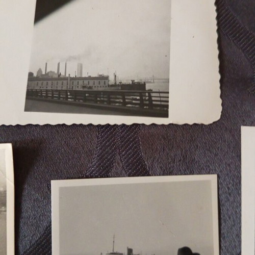 Old photos of ships used, set of six