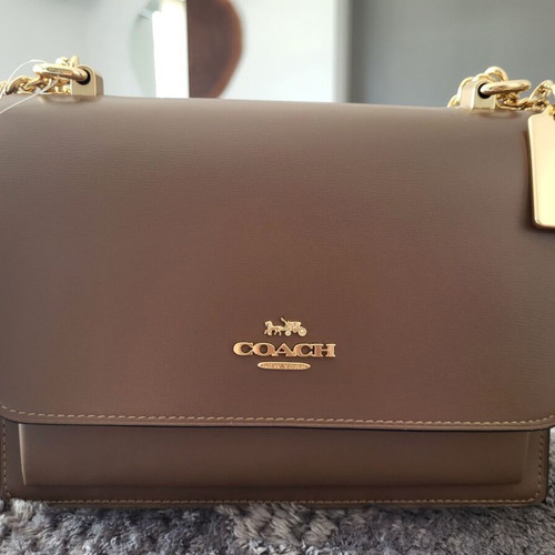 Coach Klare Dark Stone crossbody bag new, gray beige