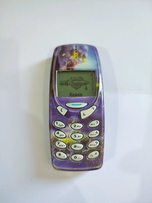 Nokia 3330 μεταχειρισμένο τηλέφωνο με κουμπιά, σπάνιο 3310 retro μωβ