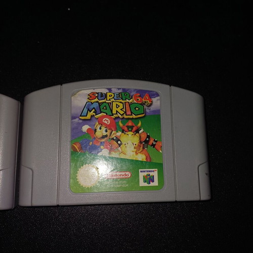 Nintendo 64 console with 2 games, 2 controllers and new video cable