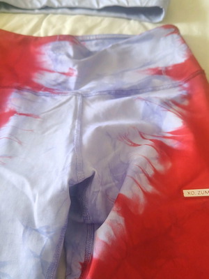 Zumba wear set with leggings and crop top new, small size
