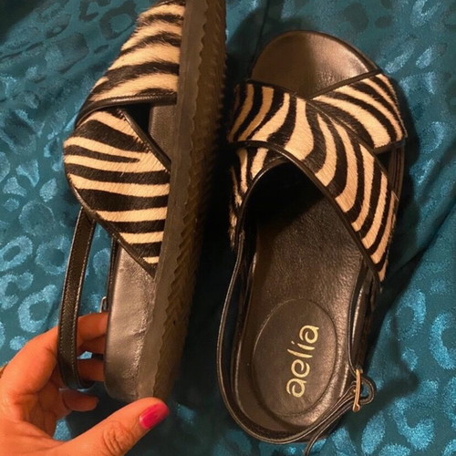 Aelia Greek Sandals 37 like new, genuine leather, sandals