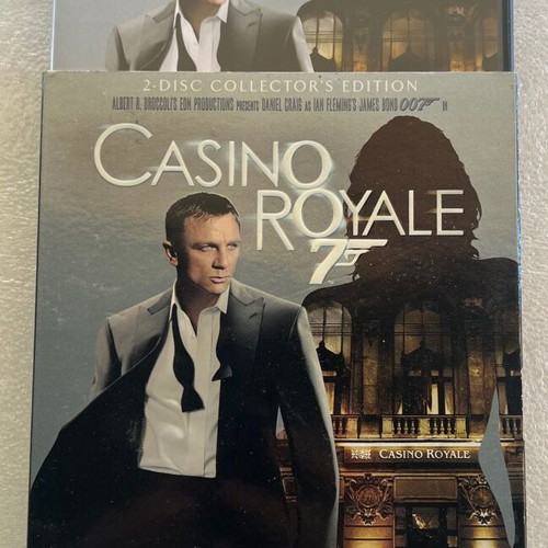 James Bond Casino Royale 2DVD used, collector's edition with English subtitles