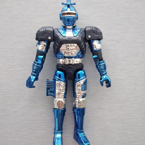 Vintage Big Bad Beetleborgs Blue Stringer Collectable Action Figure like new