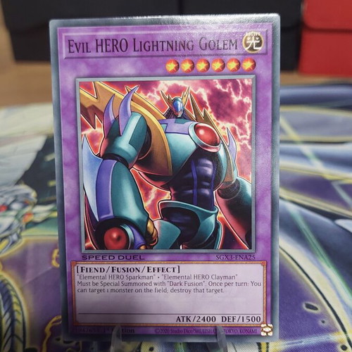 Evil HERO Lightning Golem Yu-Gi-Oh! card