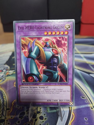 Evil HERO Lightning Golem Yu-Gi-Oh! card