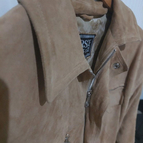 Versace suede jacket vintage collectible