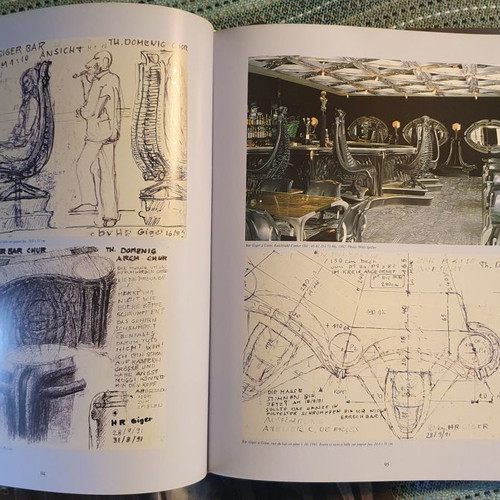 HR Giger book and prints with collective works and biography