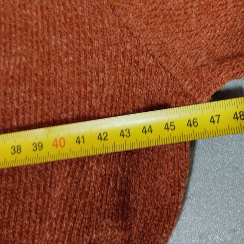 Wrap blouse size S new, brown and orange