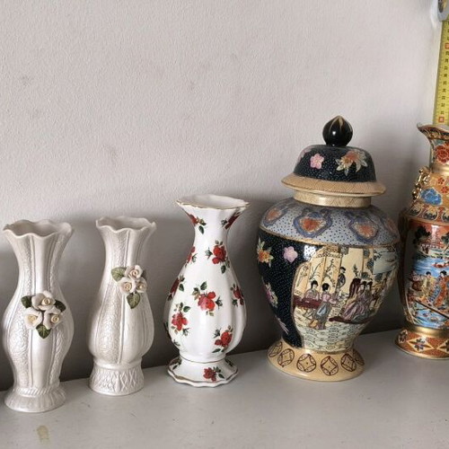 Various glassware used