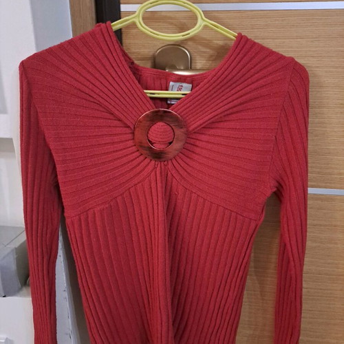 Rosella knitted sweater like new, red, size M