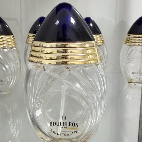 Boucheron 100ml perfume bottles used, pack of 6, authentic