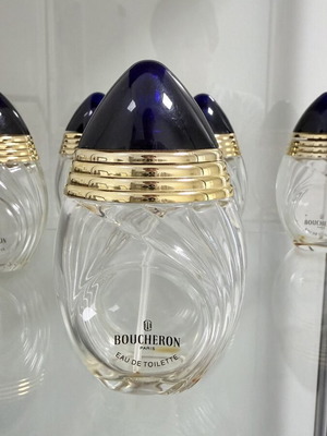 Boucheron 100ml perfume bottles used, pack of 6, authentic