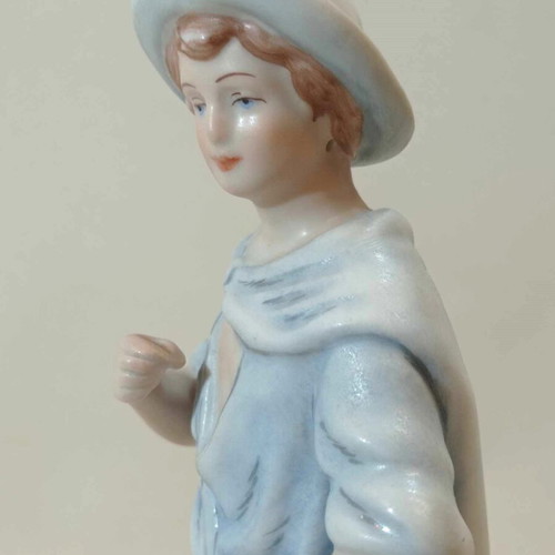 Pair of prewar Royal Dux porcelain figurines used
