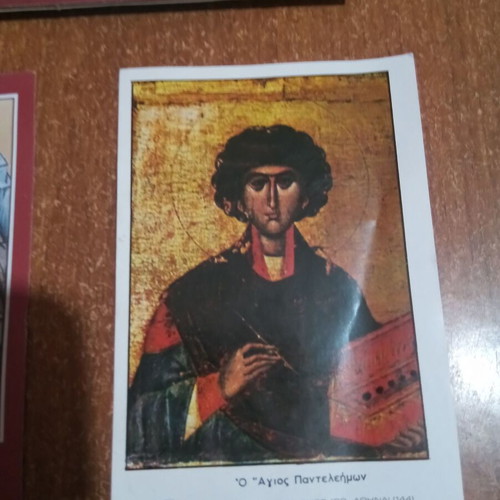 Religious icons like new, pack of 5 with saints