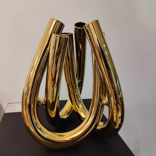 Rosenthal Triu Gold Vase 22 cm like new