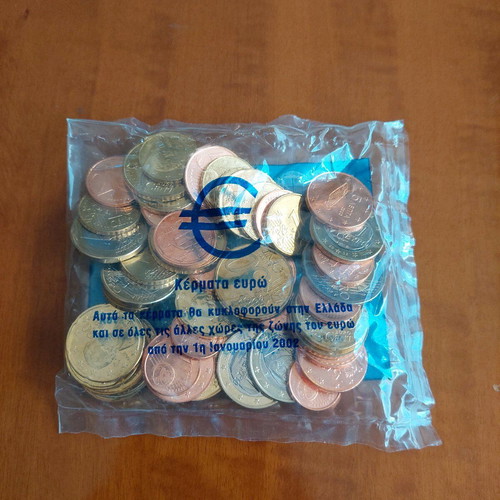 Greece Starter Kit Euro 2002 new, uncirculated coins