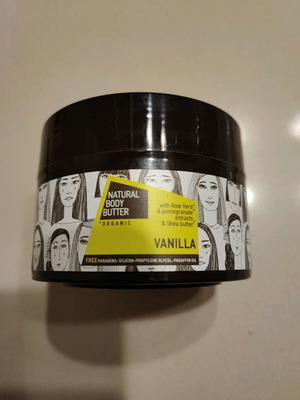 Natural body butter organic vanilla