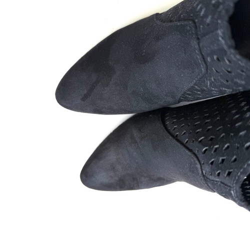 Zara women's ankle boots used, black, size 40, suede