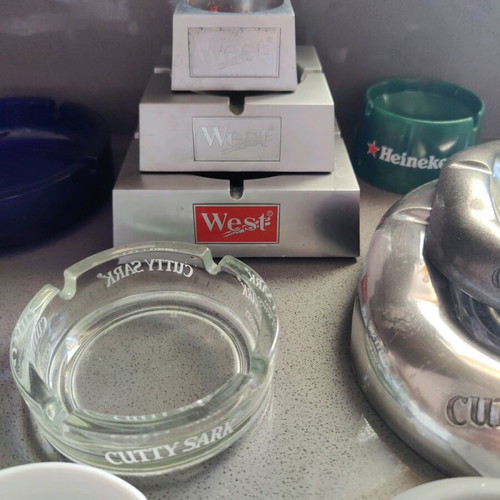 Various ashtrays