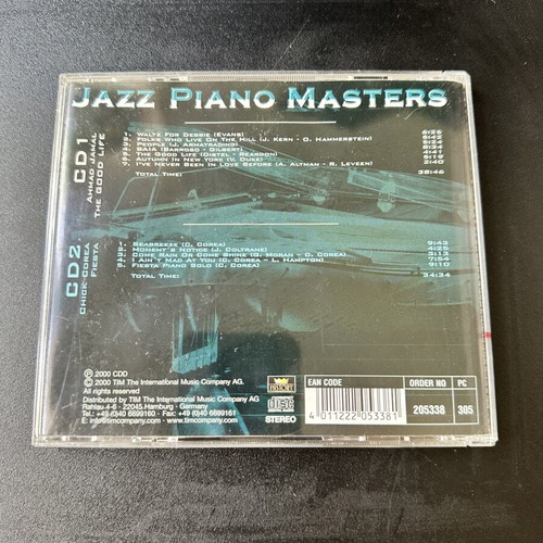 Ahmad Jamal & Chick Corea Jazz Piano Masters 2 CD