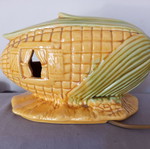 Ceramic Corn Lamp vintage, fully functional