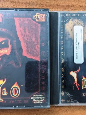 Diablo II και Lord of Destruction Expansion PC Game CD-Roms μεταχειρισμένα