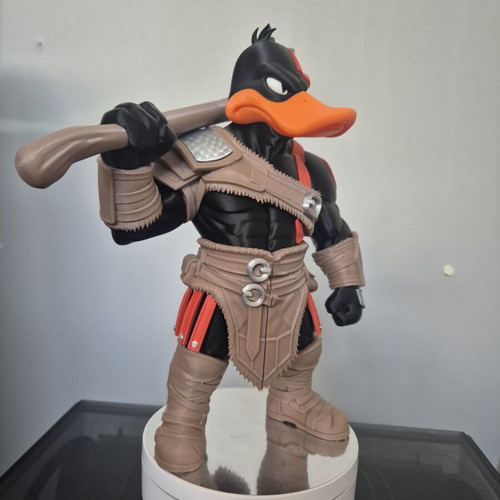 Daffy Duck x Kratos God of War 3D Print figure like new