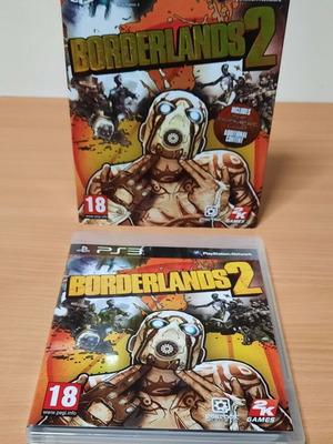 Borderlands 2 παιχνίδι PS3 CIB με χάρτινο slipcase και βιβλιαράκι