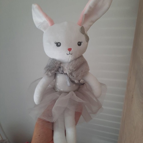 Lolly Puffs plush ballerina bunny doll, Amek Toys Tedsy