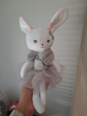 Lolly Puffs plush ballerina bunny doll, Amek Toys Tedsy