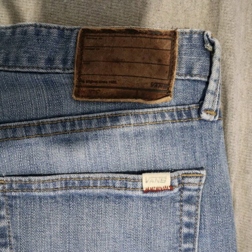 Vans blue jeans Y2K mid/low waist like new