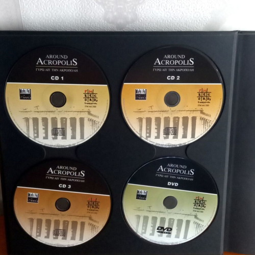 Around Acropolis photo album like new with 4 CDs