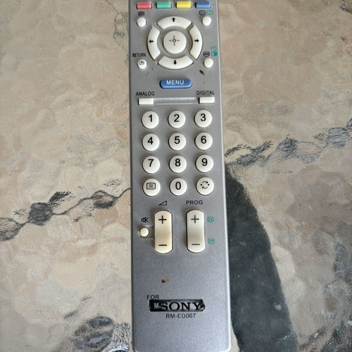Sony RM-ED007 remote control used for BRAVIA TVs