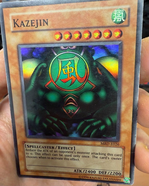 YU-GI-OH Kazejin gold card