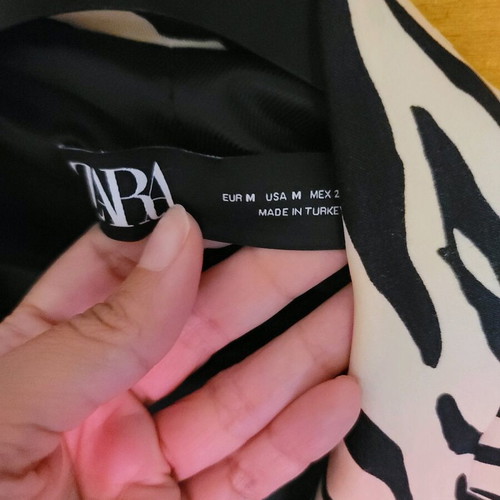 ZARA jacket M satin wide fit like new