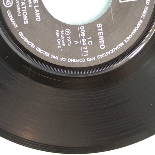 The Temptations Law of the Land & Run Charlie Run 7'' vinyl used, R&B Soul