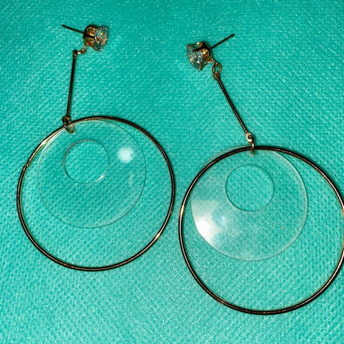 Women's earrings like new, very good