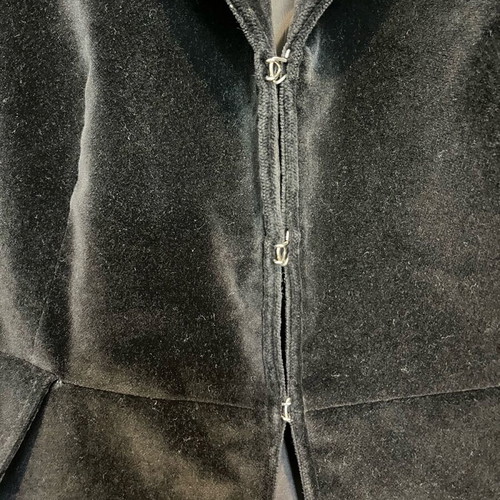 Massimo Dutti velvet jacket black like new