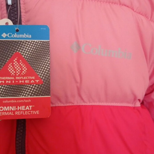 Columbia jacket for girls 14-16 years, pink