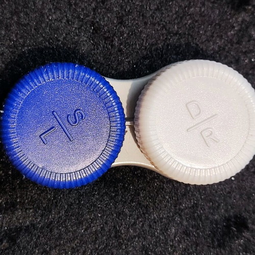 Contact lens cases new, set of 10 pieces