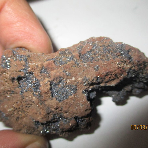 Chalcophanite mineral new Greek size 7 cm, weight 44+ g