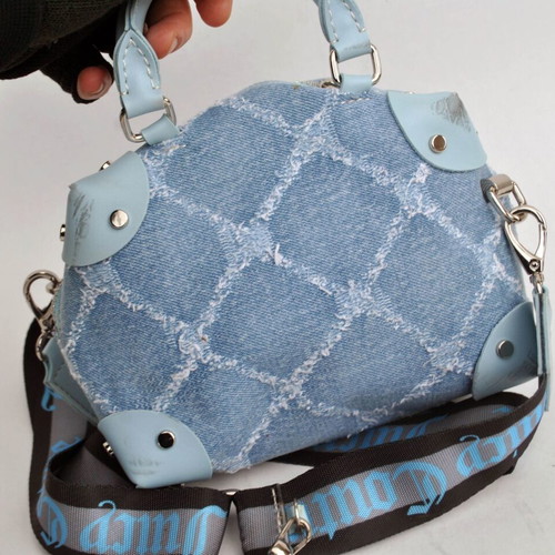 Juicy Couture Blue Jean bag like new, shoulder, blue