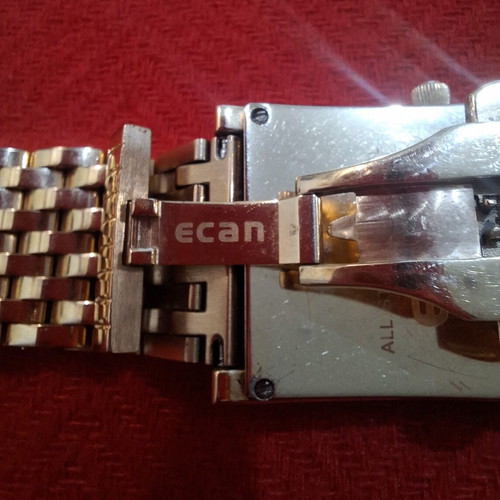 Ecan Quartz Iced Out Women's Watch Gold New
