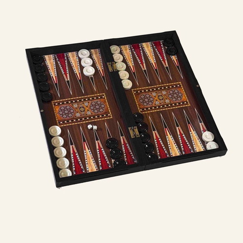 Classic Large Backgammon Board 48x48 cm new